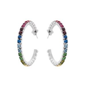 IRENEISGOOD X HANSHSU Rainbow Hoop Earrings